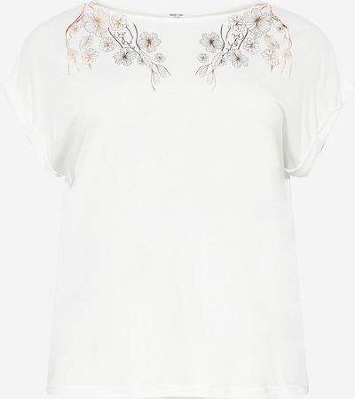 ABOUT YOU Curvy T-shirt 'Camille' en blanc, Vue avec produit