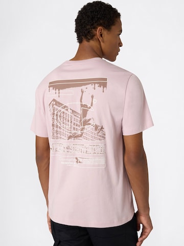 Champion Authentic Athletic Apparel T-shirt i rosa: framsida