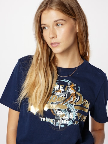 Superdry T-Shirt in Blau