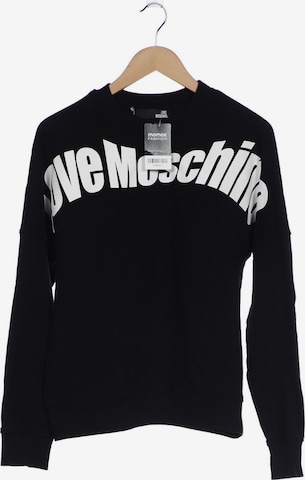Love Moschino Sweatshirt & Zip-Up Hoodie in L in Black: front
