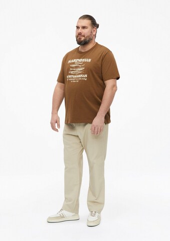 s.Oliver Men Big Sizes T-Shirt in Braun