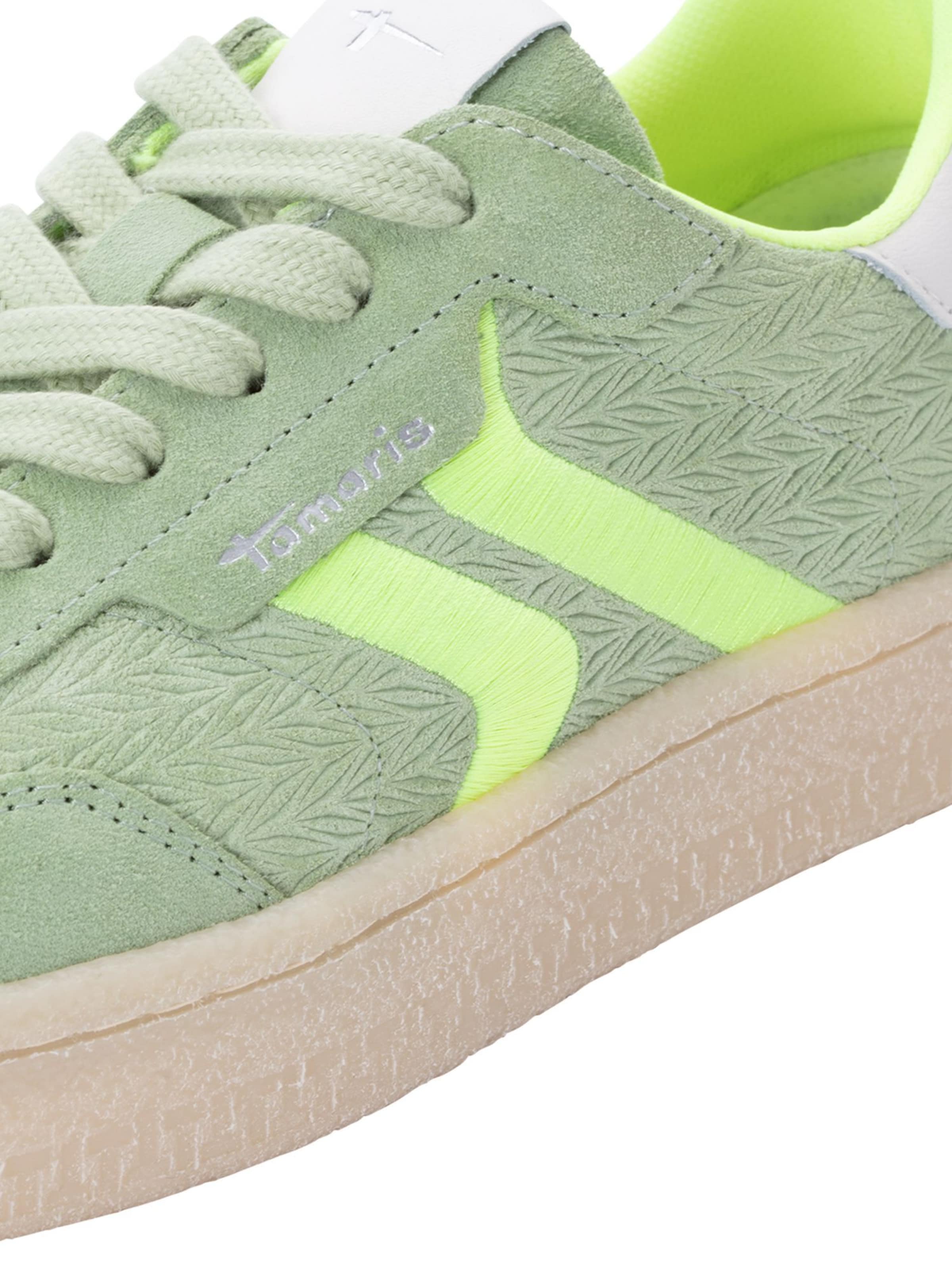 Sneaker bassa di Tamaris in verde