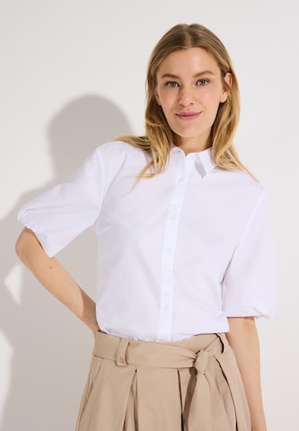 Chemisier MORE & MORE en blanc : devant