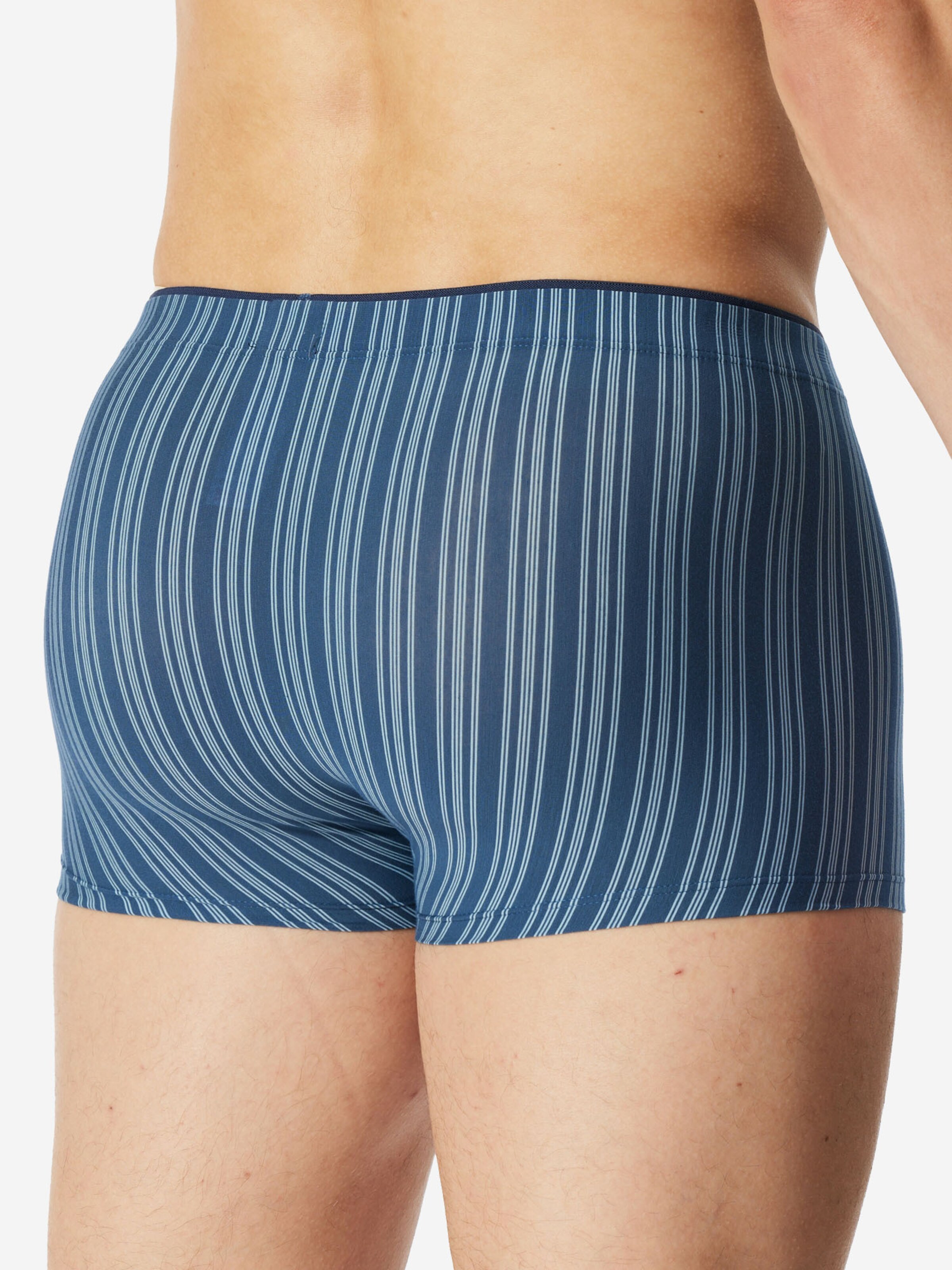 Boxers ' Long Life Soft ' SCHIESSER en bleu