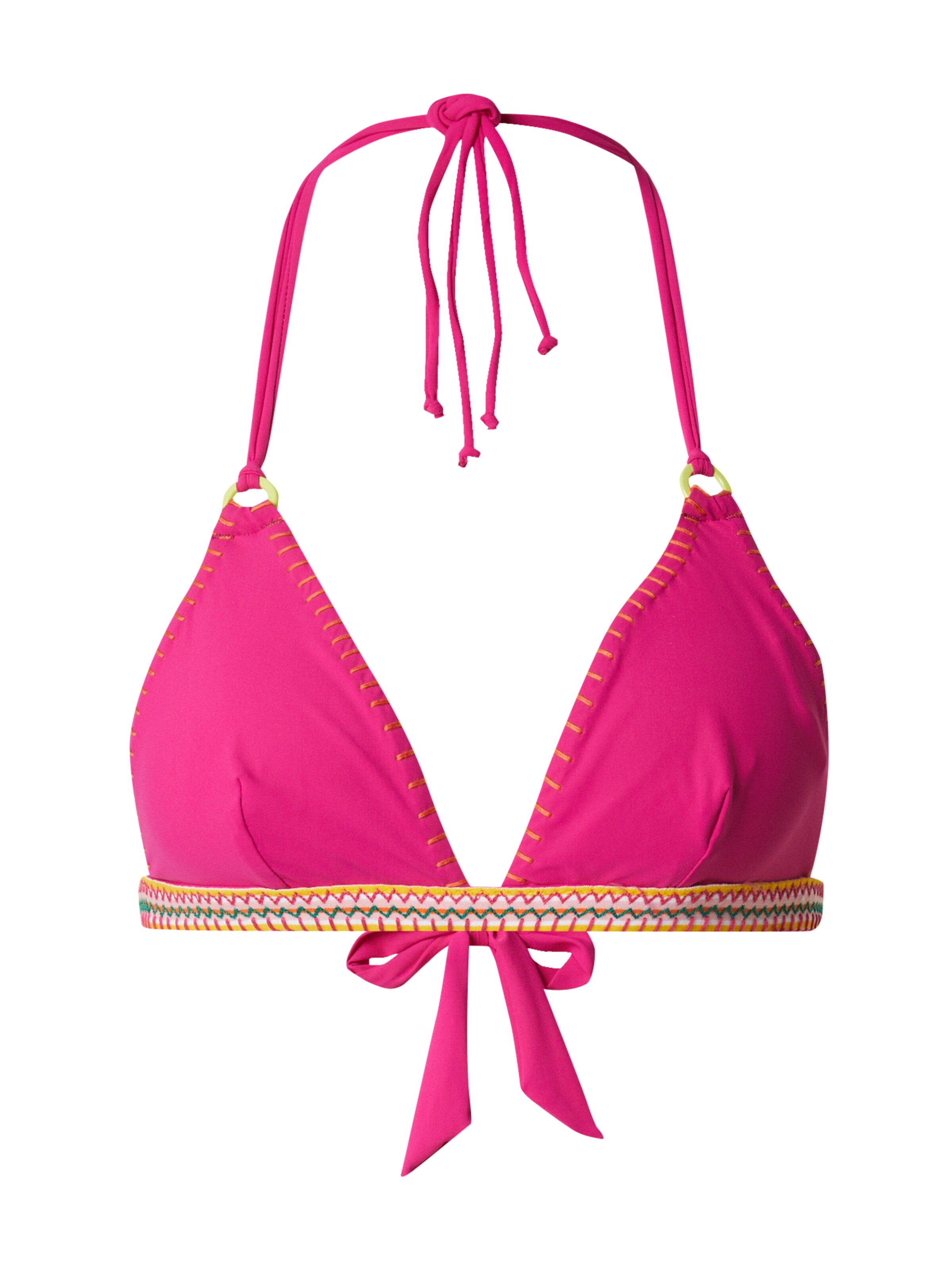 Banana Moon - Triángulo Top de bikini en rosa: frente