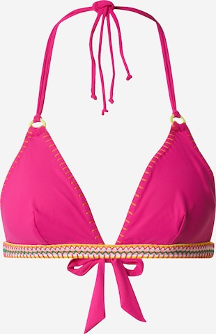 Banana Moon - Triángulo Top de bikini en rosa: frente
