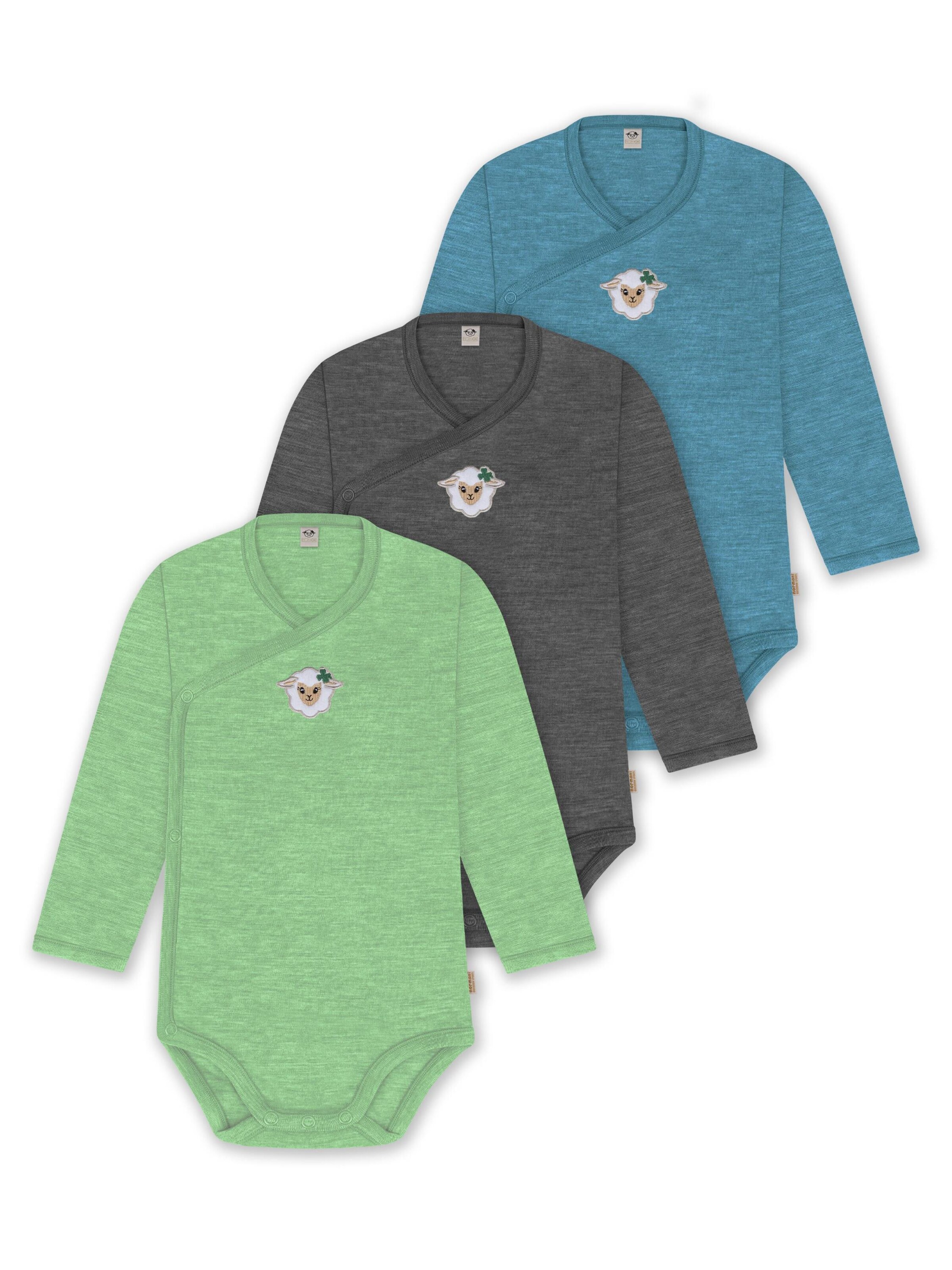 Barboteuse / body normani en bleu : devant