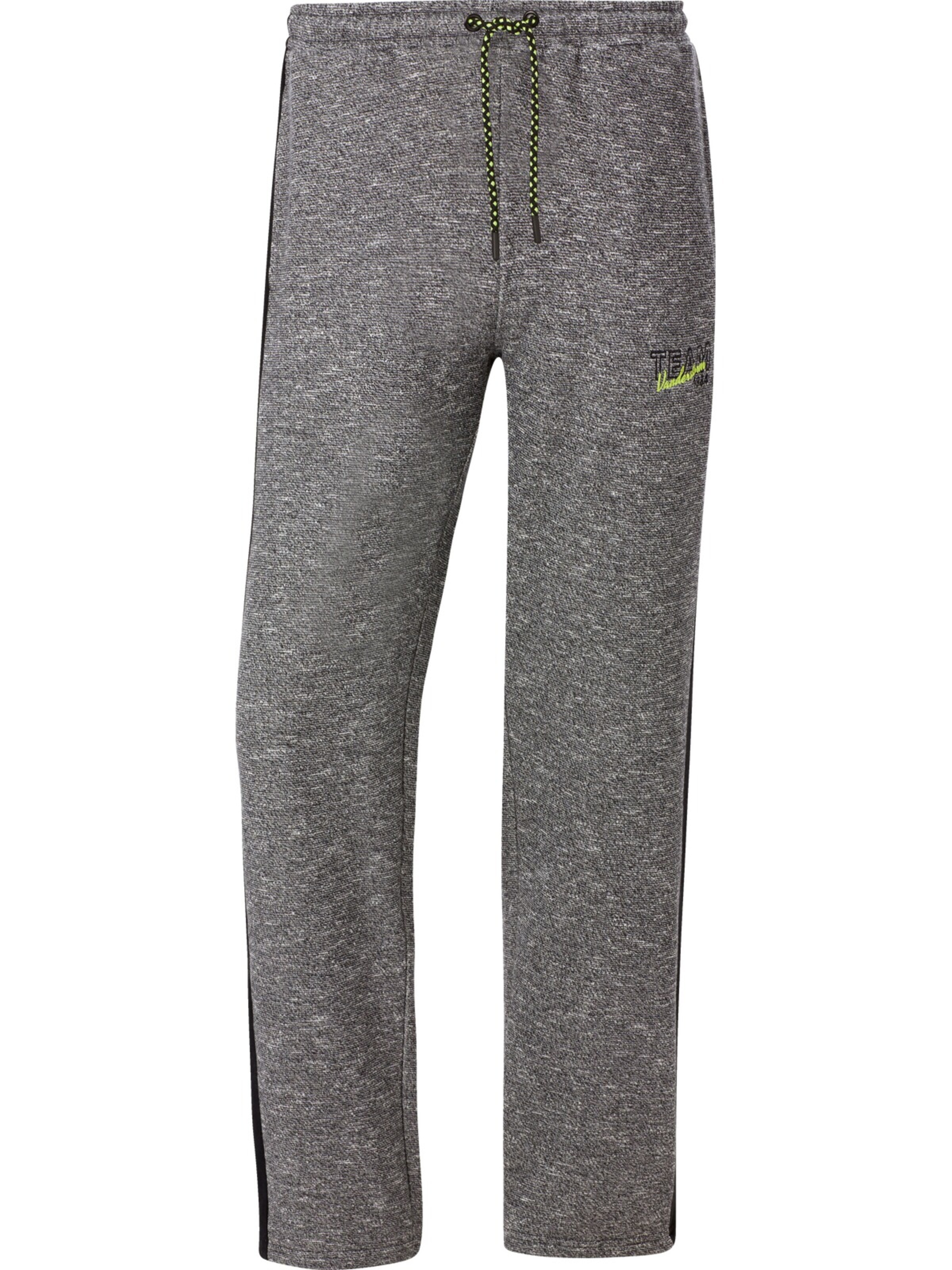 Jan Vanderstorm Loosefit Hose ' Ingdal ' in Grau: Vorderseite