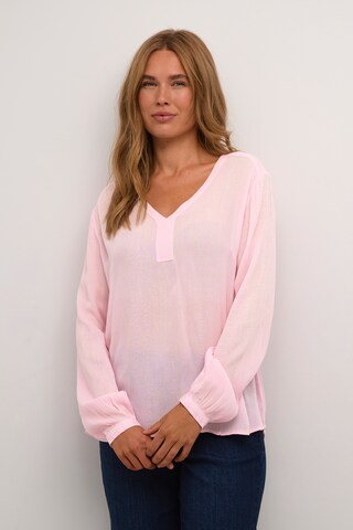 Kaffe Blouse 'Amber' in Roze: voorkant