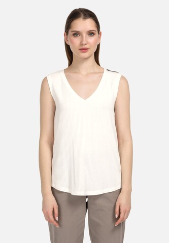 HELMIDGE Top in White: front