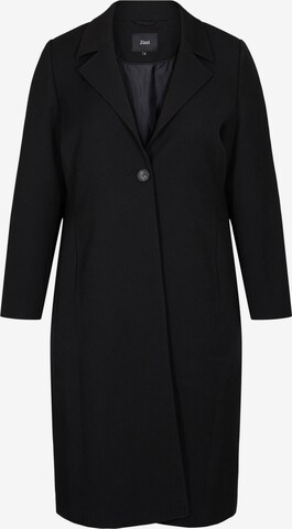 Manteau mi-saison 'MSAVANNAH' Zizzi en noir : devant