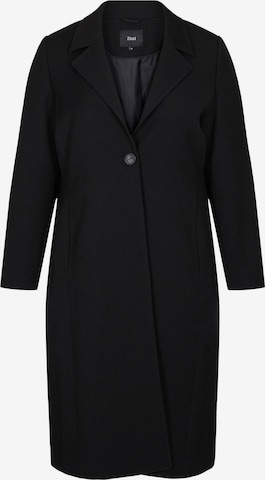 Zizzi Between-Seasons Coat 'MSAVANNAH' in Black: front