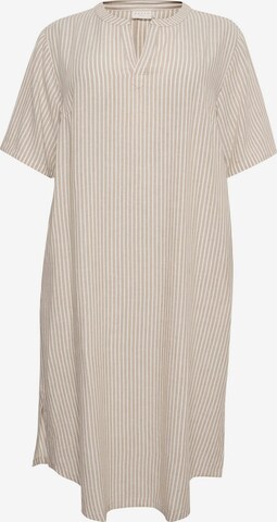KAFFE CURVE Košeľové šaty 'Mille' - Béžová: predná strana