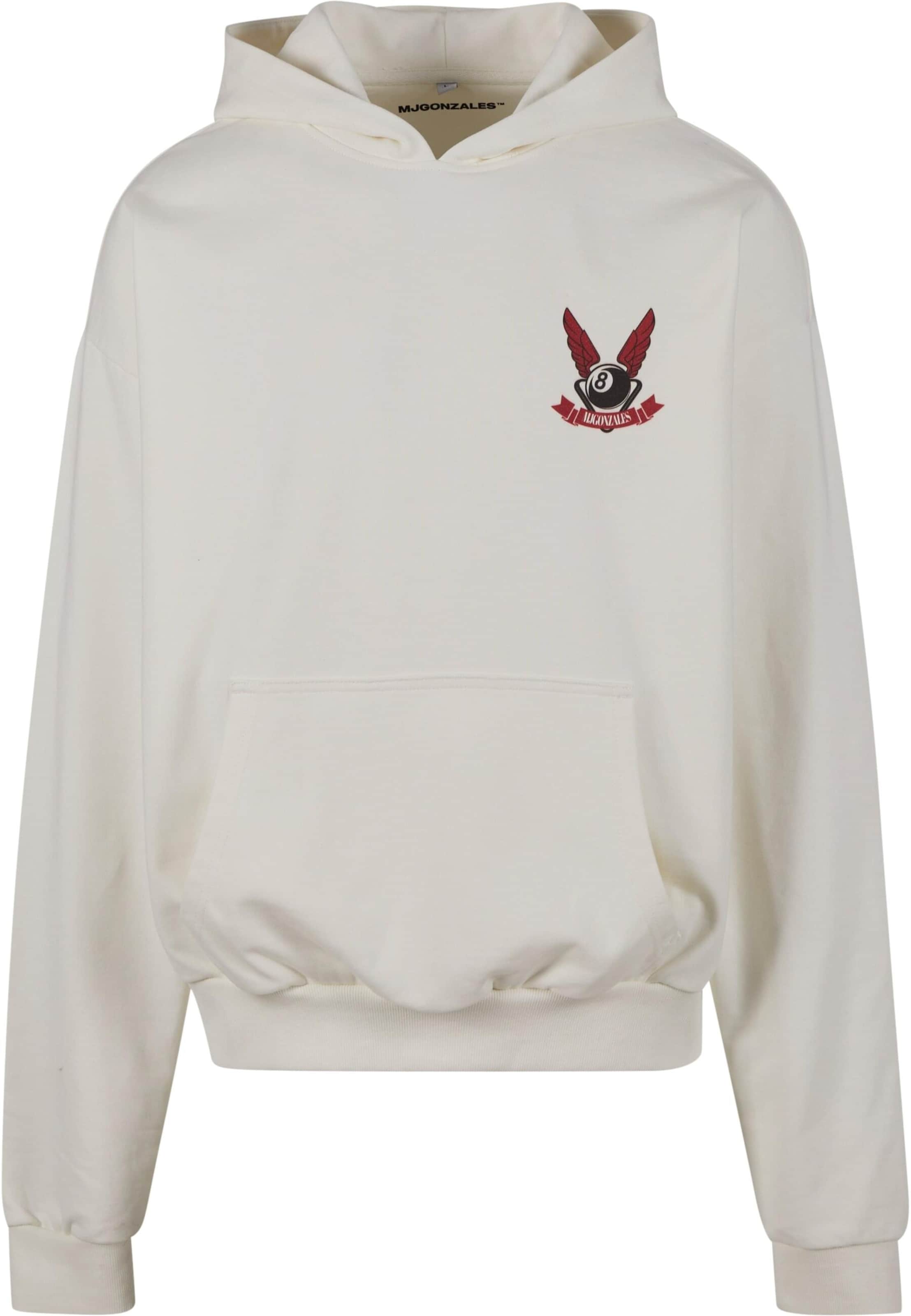 MJ Gonzales Mikina 'Black Ball Syndicate' – bílá: přední strana