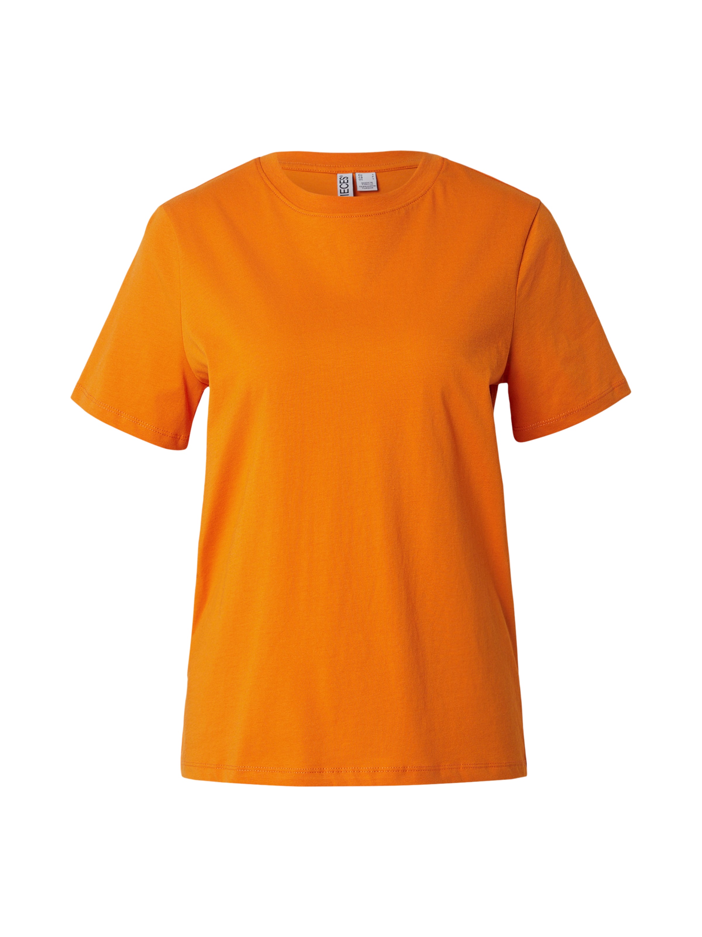 PIECES - Camisa 'PCRIA' em laranja: frente