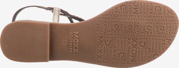 MEXX T-Bar Sandals 'Jolene' in Gold