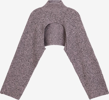 purpurinė Desigual Megztinis be užsegimo: priekis