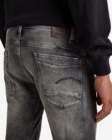 G-Star RAW - Slimfit Calças de ganga 'Scutar' em cinzento