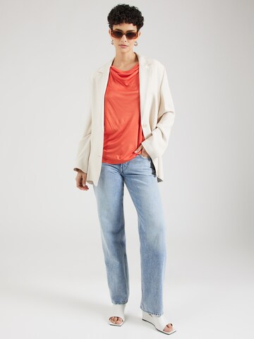 s.Oliver BLACK LABEL Shirt in Orange