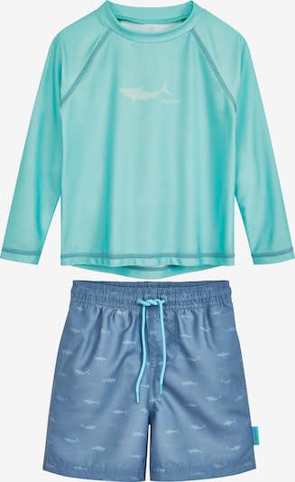 PLAYSHOES UV-suoja 'Hai' värissä safiiri / opaali / vesi / minttu, Tuotenäkymä