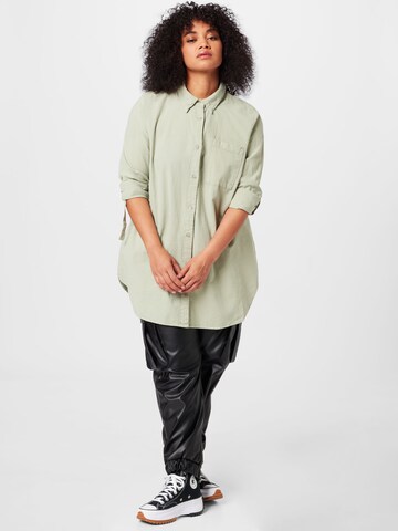 KAFFE CURVE Blouse 'Nana' in Green