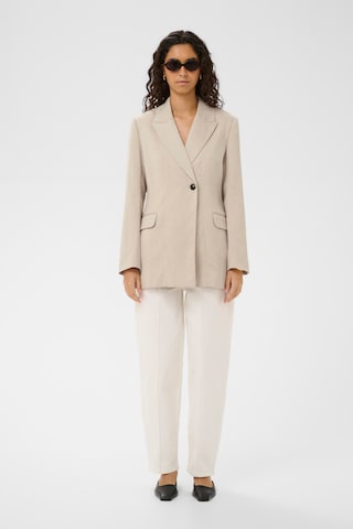 SOAKED IN LUXURY Blazers 'SLSofia' in Beige: voorkant