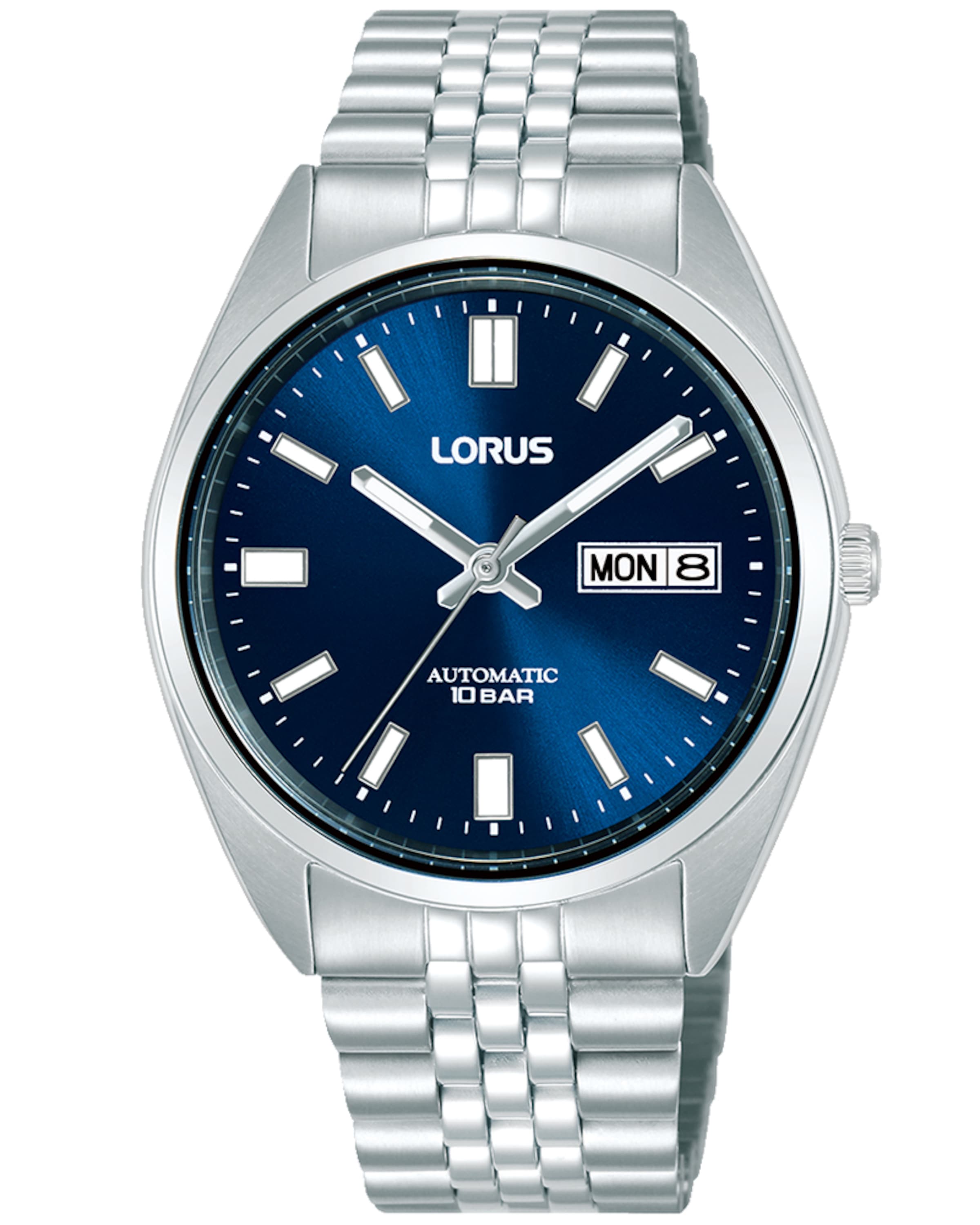 LORUS Analoguhr in Silber: Vorderseite