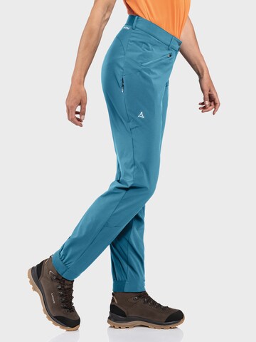 Effilé Pantalon outdoor 'Hestad L' Schöffel en bleu