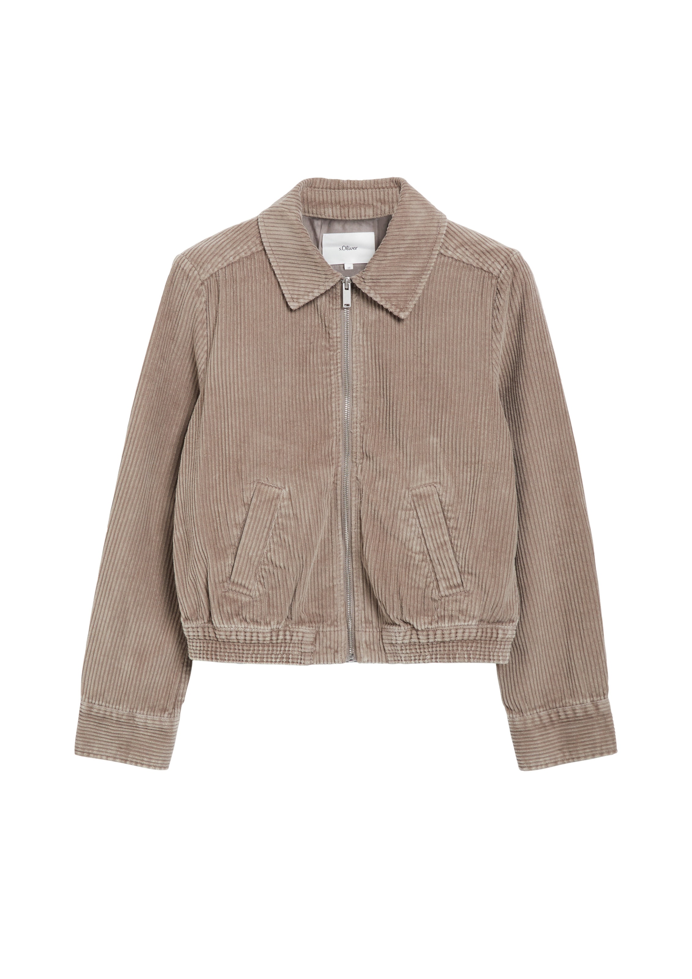 s.Oliver Between-season jacket in XS in Cappuccino, Item view