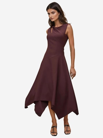 Hiccup - Vestido em castanho: frente