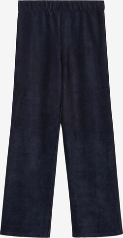 MANGO Loose fit Pants 'Panu' in Blue: front