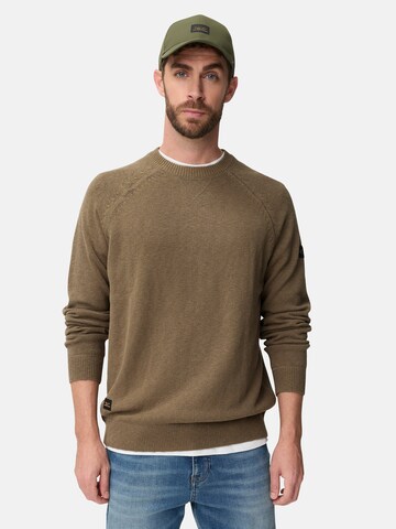 CAMEL ACTIVE Sweater in Green: front