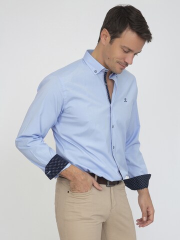 Regular fit Camicia 'Lachows' di Sir Raymond Tailor in blu