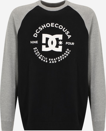 DC Shoes Athletic Sweatshirt in Black: front
