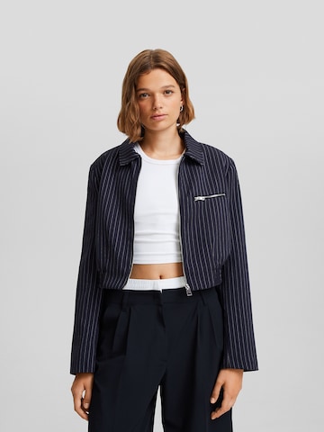 Blazer di Bershka in blu: frontale