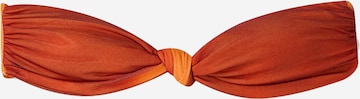 Bershka Bandeau Bikinitoppi värissä oranssi: etupuoli