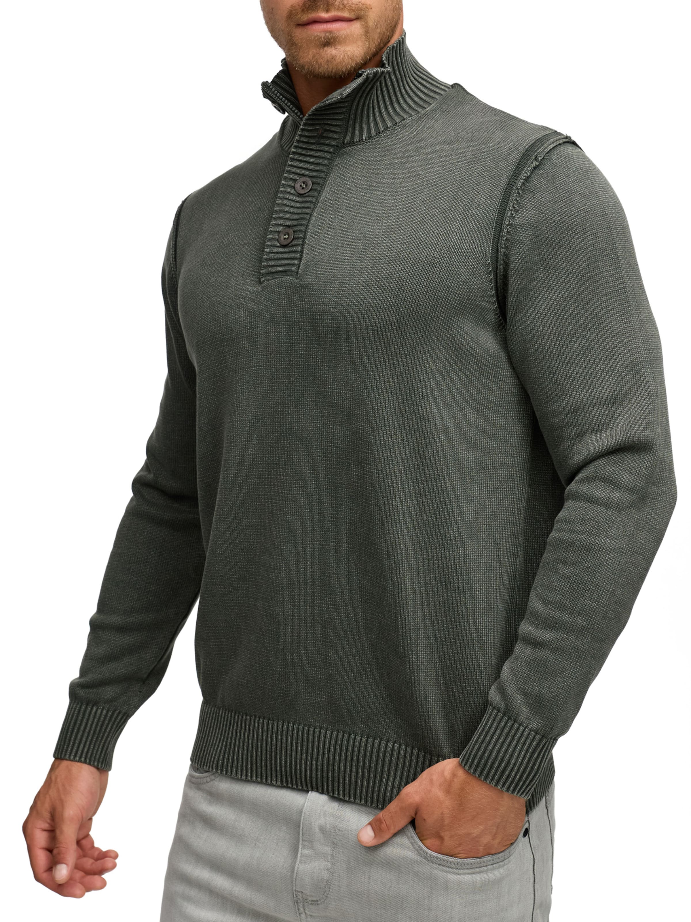 INDICODE JEANS Sweater in Grey