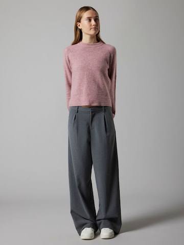 NAME IT Wide Leg Bukser i grå
