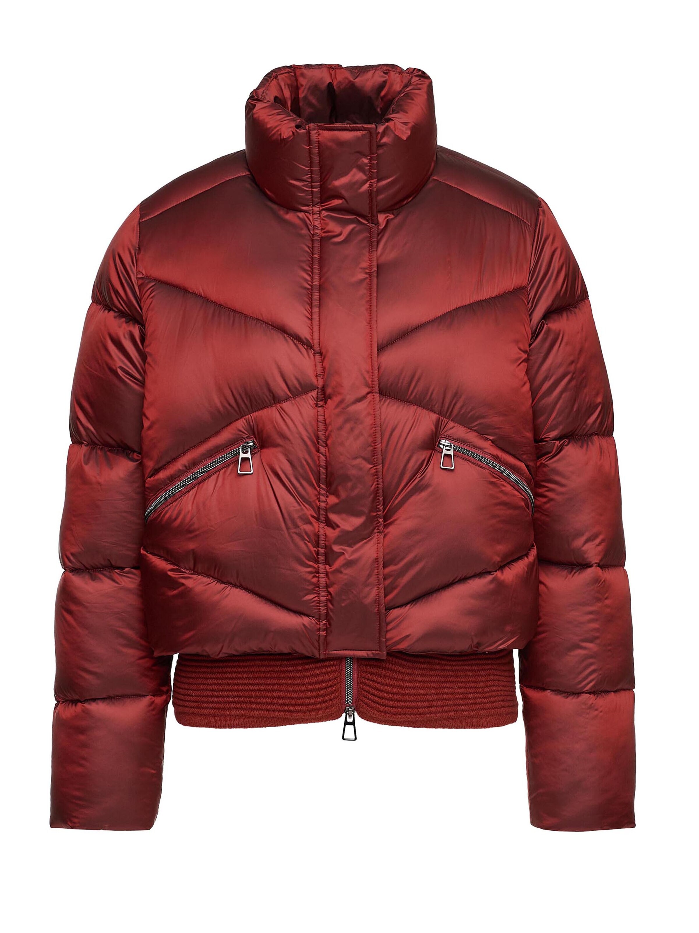 MANISA Between-Season Jacket 'Steppjacke' in Red: front