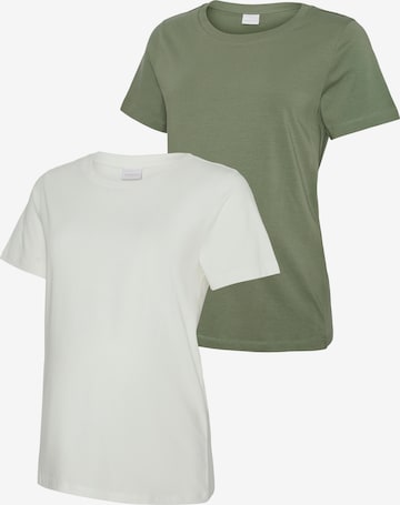 MAMALICIOUS Shirt 'MLMIA' in Green: front