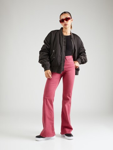 Pepe Jeans Szeroka nogawka Jeansy 'WILLA' w kolorze różowy