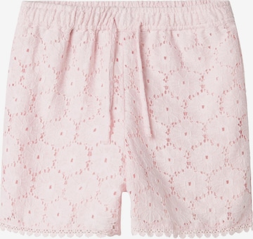 Pantalon NAME IT en rose : devant