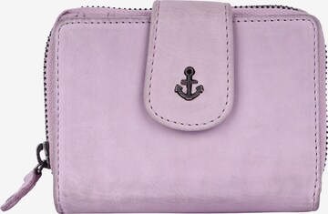 Harbour 2nd Wallet in Purple: front