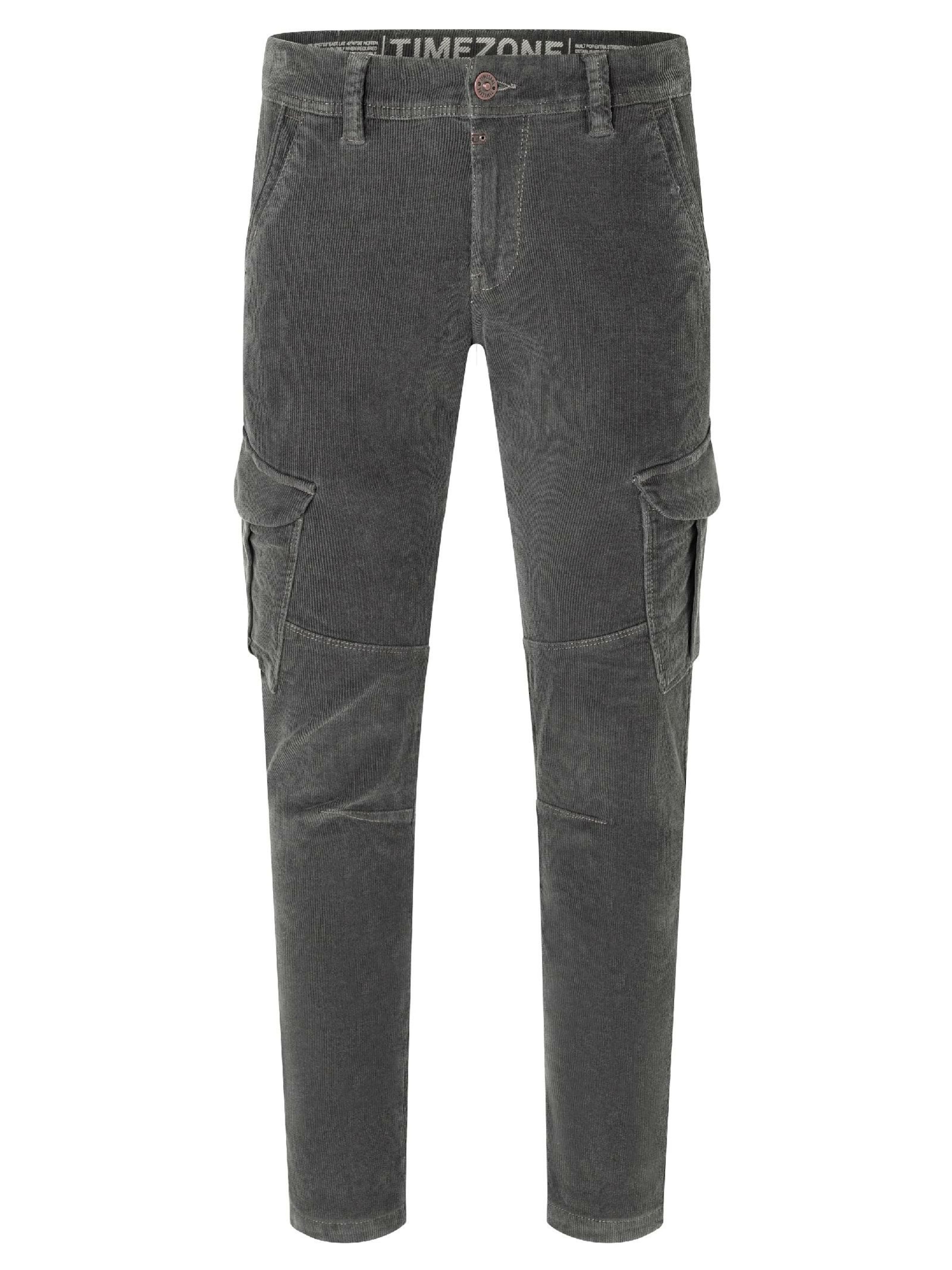 TIMEZONE Hose 'Niklas' in Grau: Vorderseite