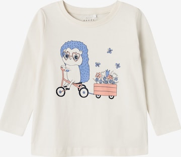 T-Shirt 'NMFVIOLET' NAME IT en blanc : devant