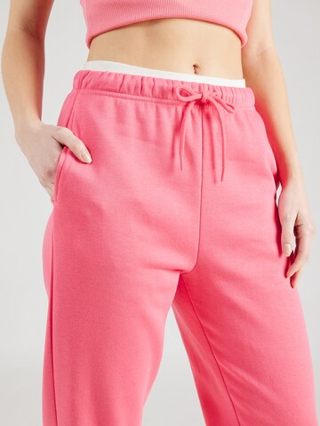 PIECES Tapered Pants 'CHILLI' in Pink