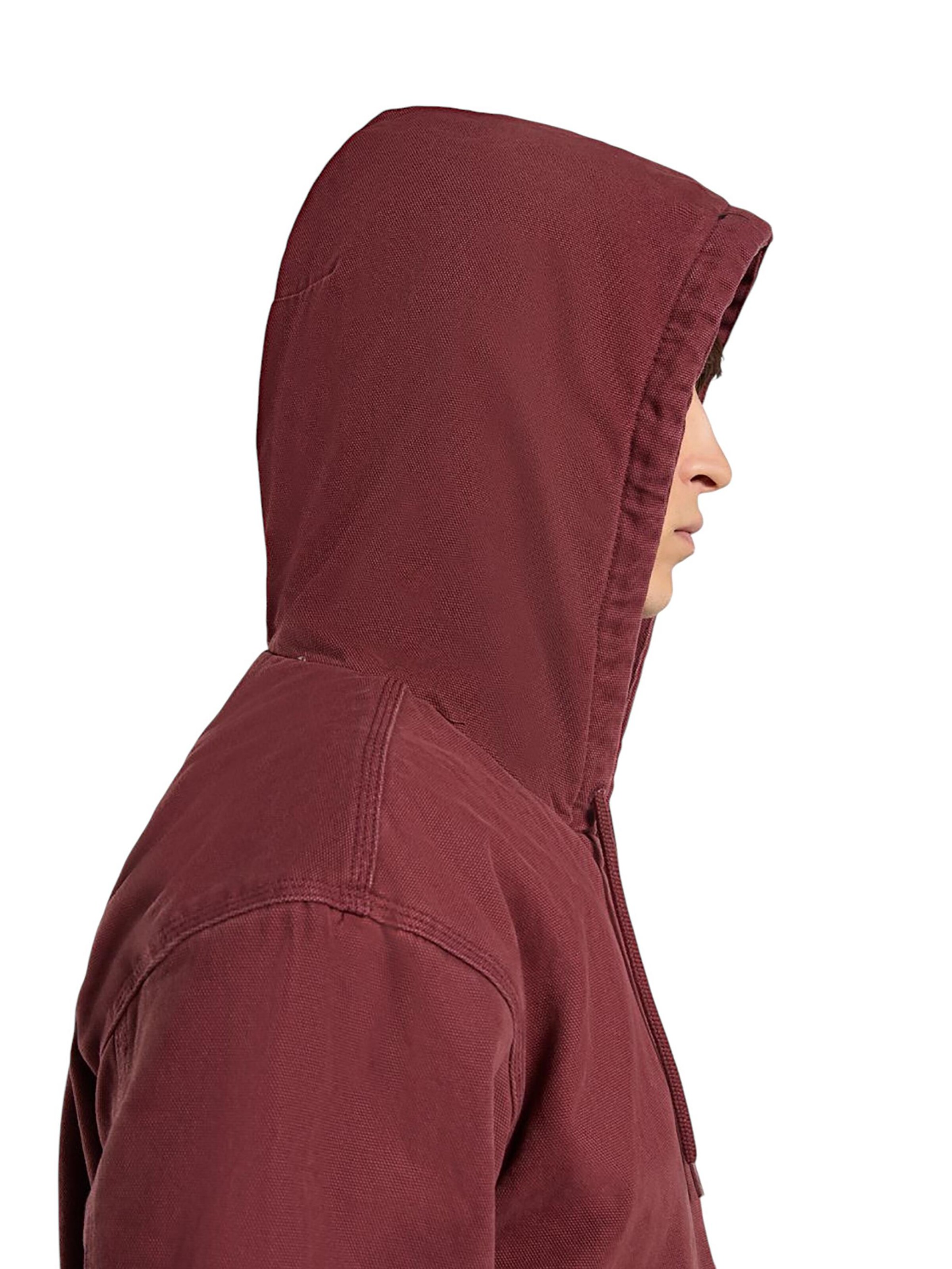 DICKIES Mikina 'Hilham Canvas' – červená