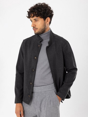 Antioch Between-seasons coat in Grey: front