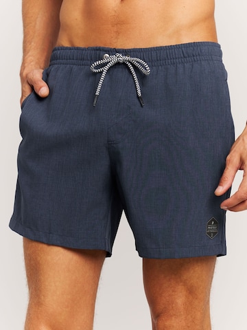 PROTEST Zwemshorts 'Davey' in Blauw
