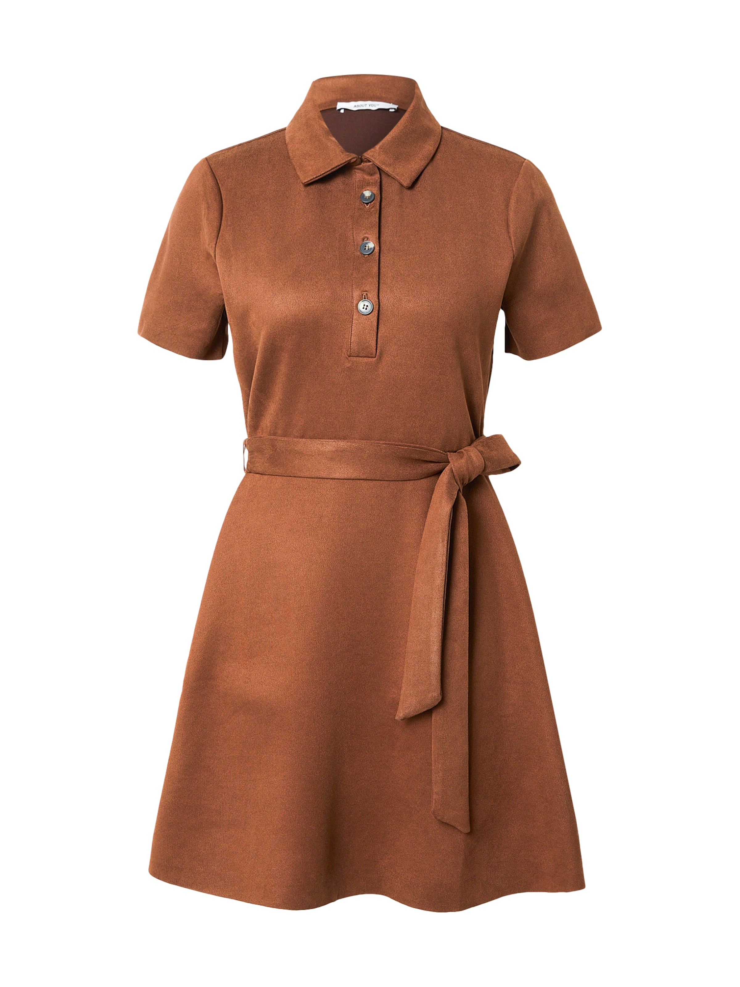 ABOUT YOU Kleid 'Tamara' in Braun: Vorderseite